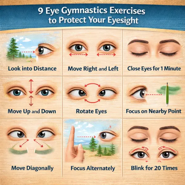Eye Gymnastics Exercises to Protect Your Eyesight
